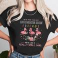 We Are More Than Just Certified Medication Assistant Friends We Are Like A Really Small Gang Flamingo Nursing Job Women T-Shirt Gifts for Women