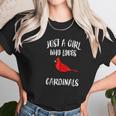 Just A Girl Who Loves Cardinals Women T-Shirt Gifts for Women