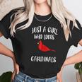 Just A Girl Who Loves Cardinals Women T-Shirt Gifts for Women