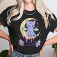 Kawaii Pastel Goth Cute Creepy Black Cat V2 Men Women T-Shirt Graphic Print Casual Unisex Tee Women T-Shirt Gifts for Women