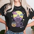 Kawaii Pastel Goth Cute Creepy Halloween Black Cat Witch Hat Men Women T-Shirt Graphic Print Casual Unisex Tee Women T-Shirt Gifts for Women