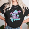 Kawaii Pastel Goth Mushrooms Women T-Shirt Gifts for Women