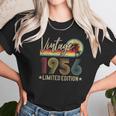 Womens Limited Edition 1956 66Th Birthday Gift 66 Years Old Vintage V-Neck Women T-Shirt Gifts for Women