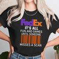 Logo Fedex It’S All Fun And Games Until Someone Misses A Scan Shirtsc Women T-Shirt Gifts for Women