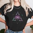 Lotus Flower Sacred Geometry Yoga Meditation Women T-Shirt Gifts for Women