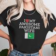 I Love My Awesome Pakistani Wife Flag Heart Women T-Shirt Gifts for Women