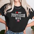 I Love My Puerto Rican Wife Puerto Rico Flag T-Shirt Women T-Shirt Gifts for Women