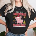 Lovely Pig On Snow Gilf This Is My Christmas Pajama Women T-Shirt Gifts for Women