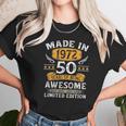 Made In 1972 50 Years Old Gifts 50Th Birthday Gift For Men Women T-Shirt Gifts for Women