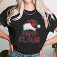 Mama Claus Santa Hat Red Buffalo Plaid Christmas Women T-Shirt Gifts for Women