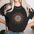 Mandala Sacred Geometry Prana Art Yoga Women T-Shirt Gifts for Women