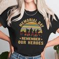 Memorial Day Remember Our Heroes Womens Triblend Scoop Women T-Shirt Gifts for Women