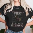 Merry Krampus Demon Claus Christmas Women T-Shirt Gifts for Women