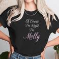 Molly Name Personalized Girls Women Cute Pink Gift Women T-Shirt Gifts for Women