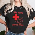 My Mom Saves Lives Doctor Nurse Beautiful Gift For Mom Women T-Shirt Gifts for Women