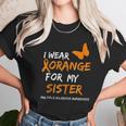 Multiple Sclerosis Awareness I Wear Orange For My Sister Women T-Shirt Gifts for Women