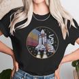 Nasa Shuttle Launch With Rainbow Women T-Shirt Gifts for Women