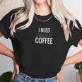 I Need Jesus Coffee White Logo Women T-Shirt Gifts for Women