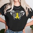 Neuroblastoma Awareness Ribbon Butterfly Women T-Shirt Gifts for Women