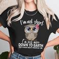 Im Not Short Im Just More Down To Earth Owl Women T-Shirt Gifts for Women