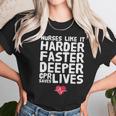 Nurses Like It Harder Faster Deeper Cpr Saves Live S Women T-Shirt Gifts for Women