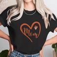 Oklahoma State Cowboys Heart Mom Women T-Shirt Gifts for Women