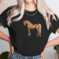 Palomino Light Chestnut Flaxen Arabian Horse Lover Women T-Shirt Gifts for Women