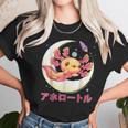 Pastel Goth Axolotl Kawaii Japanese Anime Aesthetic Nu Goth Men Women T-Shirt Graphic Print Casual Unisex Tee Women T-Shirt Gifts for Women