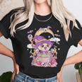 Pastel Goth Wiccan Cat Cute Creepy Witchy Cat Halloween Men Women T-Shirt Graphic Print Casual Unisex Tee Women T-Shirt Gifts for Women