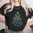 Picu Christmas Crew Pediatric Nurse Picu Techs Secretary Women T-Shirt Gifts for Women