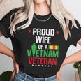 Proud Wife Vietnam Veteran Gift Veterans Day War Gift Graphic Design Printed Casual Daily Basic Women T-Shirt Gifts for Women