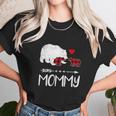 Red Plaid Mommy Bear Two Cubs Matching Buffalo Xmas Women T-Shirt Gifts for Women