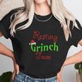 Resting Grinch Face Grinch Stole Christmas Women T-Shirt Gifts for Women