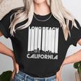 Retro Long Beach California Skyline Womens Tshirt By American Apparel Women T-Shirt Gifts for Women