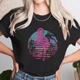 Retro Tropic Flamingo Women T-Shirt Gifts for Women