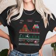 Santa Vs Krampus Pixel Art 8-Bit Christmas Women T-Shirt Gifts for Women