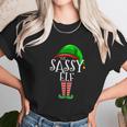 The Sassy Elf Family Matching Group Christmas Gift Funny Women T-Shirt Gifts for Women