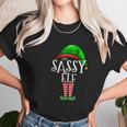 The Sassy Elf Family Matching Group Christmas Gift Funny Women T-Shirt Gifts for Women