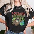 Sloth Marijuana Thc Cannabis Leaf Stoner Gift Women T-Shirt Gifts for Women