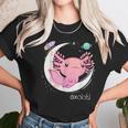 Space Axolotl Kawaii Pastel Goth Japanese Anime Gifts Men Women T-Shirt Graphic Print Casual Unisex Tee Women T-Shirt Gifts for Women