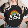 Spooky Scary Sunday Rainbow Funny Spooky Scary Sunday Trendy Funny Gift Women T-Shirt Gifts for Women