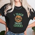 Teacher I Teach Smart Cookies Cute Emoji Glasses Women T-Shirt Gifts for Women