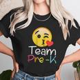 Team Pre K Teacher Emoji Hearts Love Back To School Women T-Shirt Gifts for Women