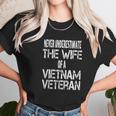 Never Underestimate The Wife Of A Vietnam Veteran Gift Women T-Shirt Gifts for Women