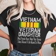 Vietnam Veteran Daughter American Flag Military Us Patriot Women T-Shirt Gifts for Women