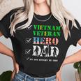 Vietnam Veteran Hero Dad Retired Military Papa Fathers Day Women T-Shirt Gifts for Women