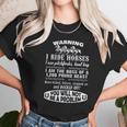 Warning I Ride Horses New Trend Women T-Shirt Gifts for Women