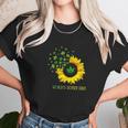 Worlds Dopest Dad Sunflower Weed Cannabis Funny Women T-Shirt Gifts for Women