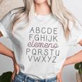 Abc Elemeno Teacher Letters Printed Funny Saying Inspirational Women T-Shirt Gifts for Women