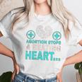 Abortion Stops Beating Heart Political Pro Life Politics Women Women T-Shirt Gifts for Women